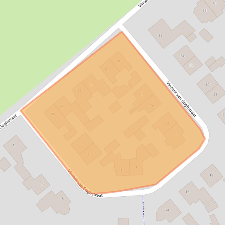 Kaart van postcodegebied 3781XM.