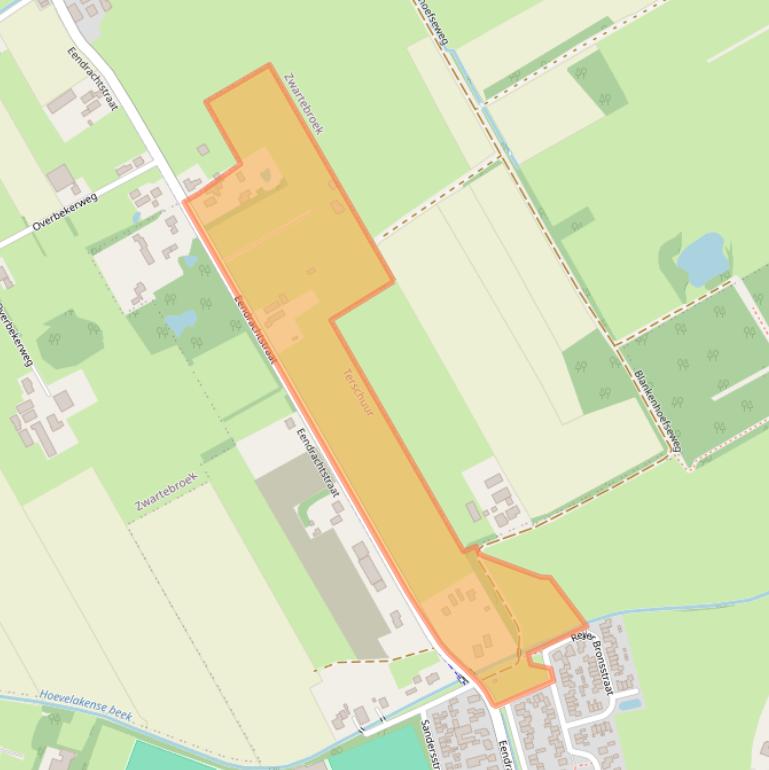 Kaart van postcodegebied 3784KB.