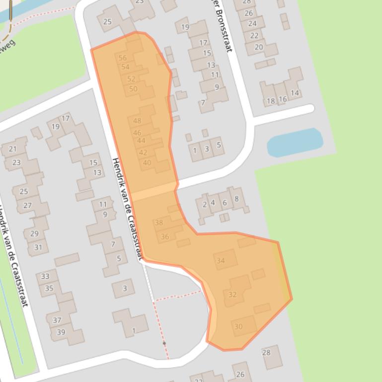 Kaart van postcodegebied 3784KG.