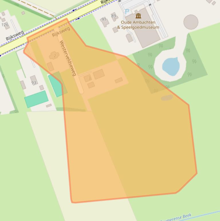 Kaart van postcodegebied 3784MA.