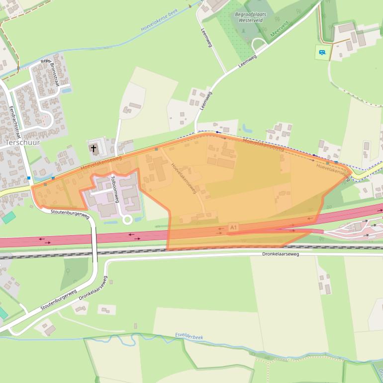 Kaart van postcodegebied 3784WG.