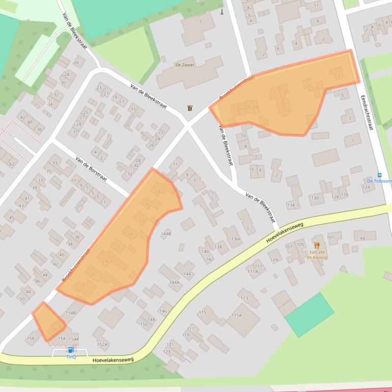 Kaart van postcodegebied 3784WS.