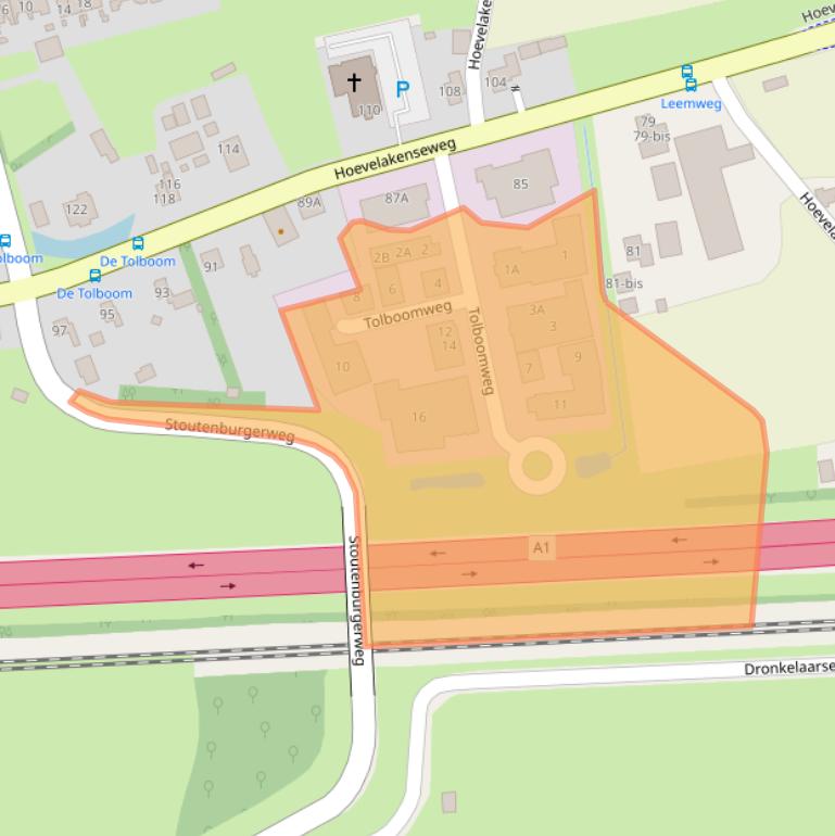 Kaart van postcodegebied 3784XC.