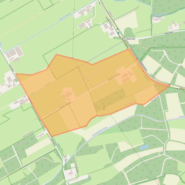 Kaart van postcodegebied 3785KH.