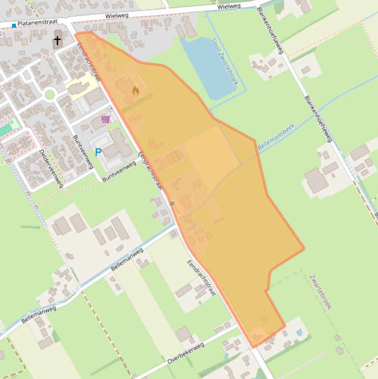 Kaart van postcodegebied 3785KV.