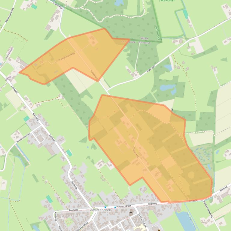 Kaart van postcodegebied 3785KW.
