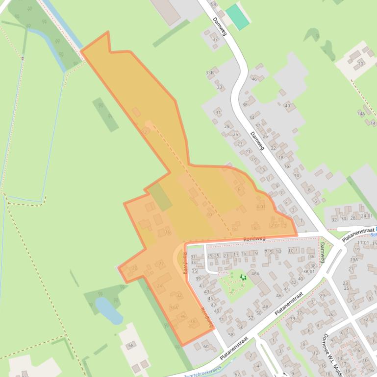 Kaart van postcodegebied 3785LC.