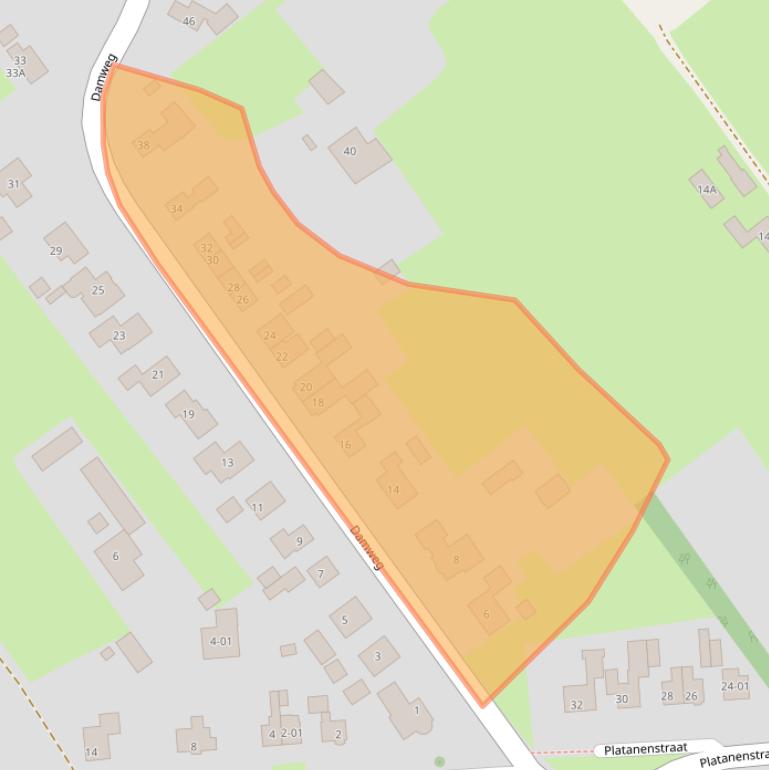 Kaart van postcodegebied 3785LK.