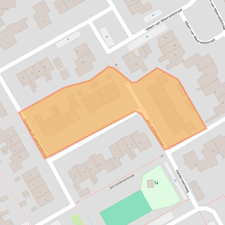 Kaart van postcodegebied 3785LT.