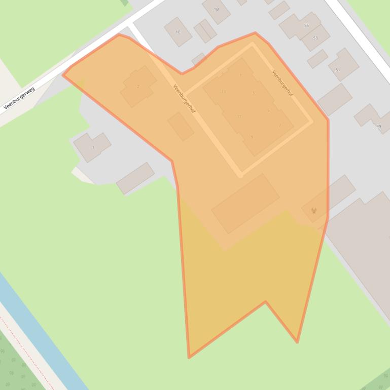 Kaart van postcodegebied 3785LZ.