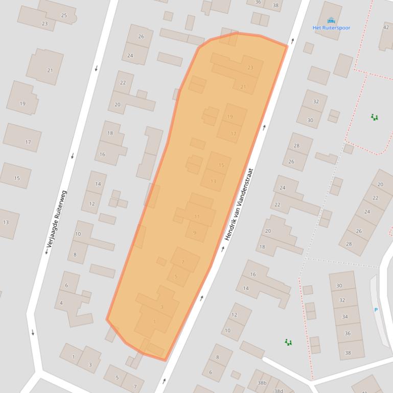 Kaart van postcodegebied 3791AT.