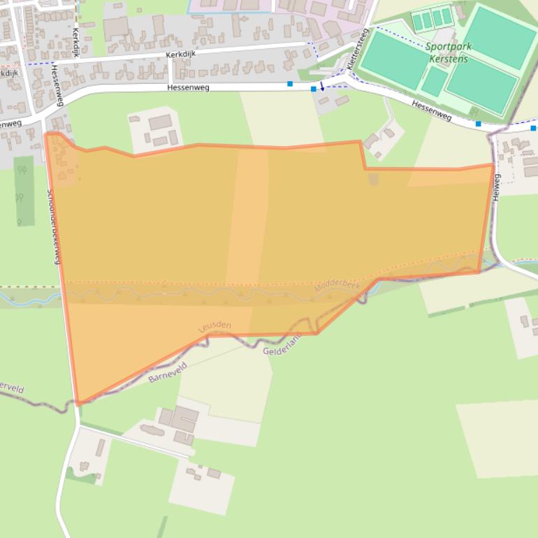 Kaart van postcodegebied 3791NE.