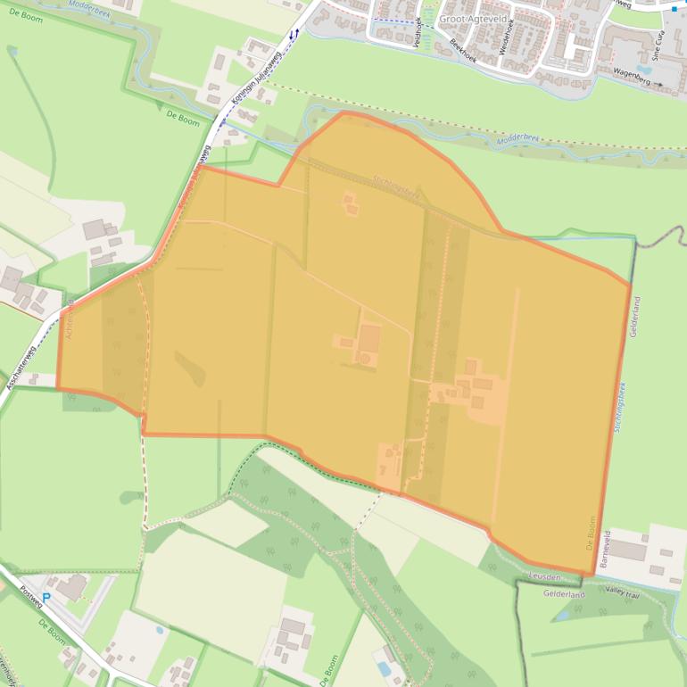 Kaart van postcodegebied 3791PD.
