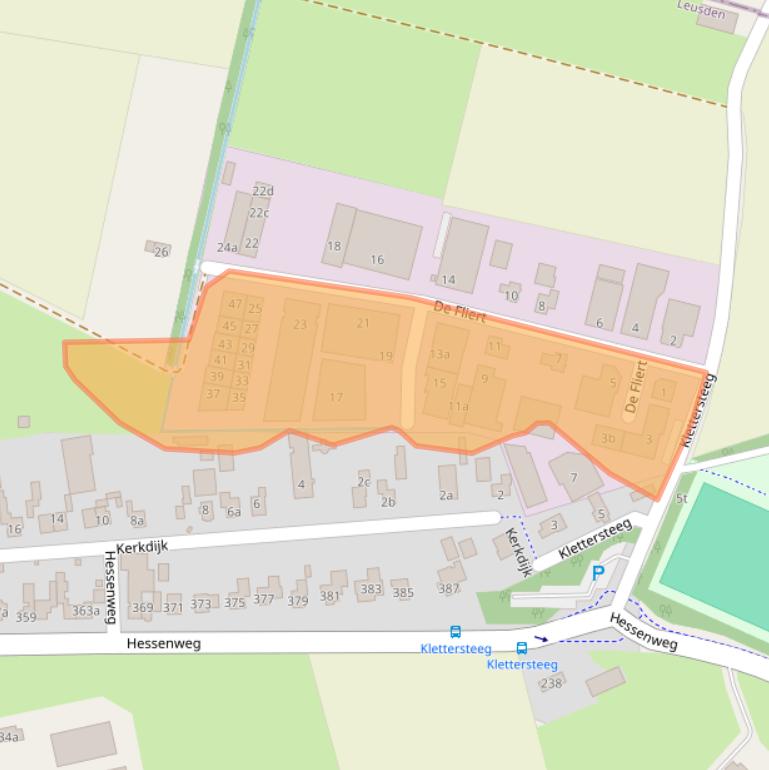 Kaart van postcodegebied 3791PV.
