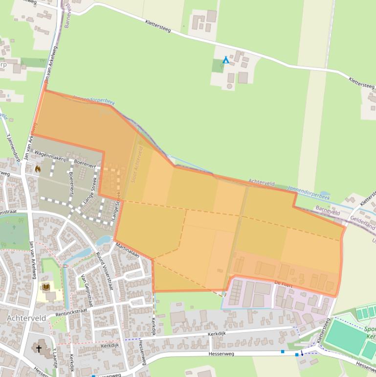 Kaart van postcodegebied 3791PW.