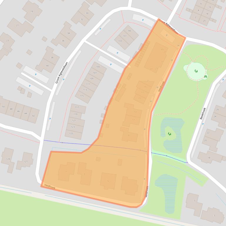 Kaart van postcodegebied 3791RK.