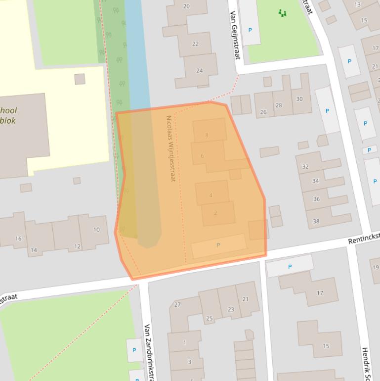 Kaart van postcodegebied 3791VW.