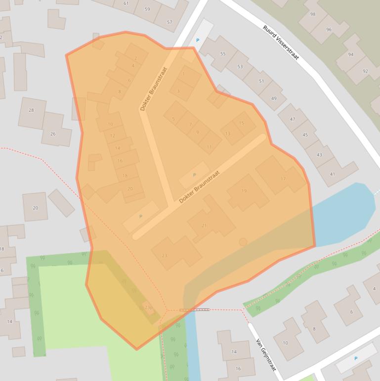 Kaart van postcodegebied 3791VX.