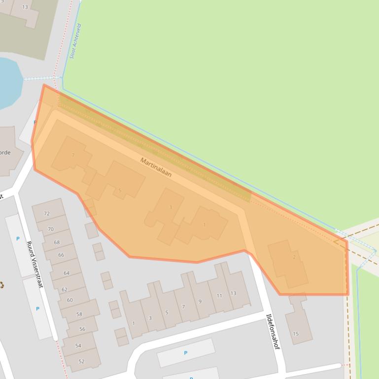 Kaart van postcodegebied 3791WD.