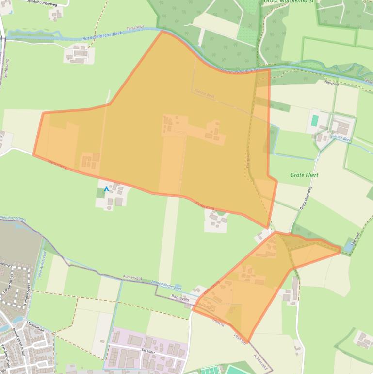 Kaart van postcodegebied 3792NL.