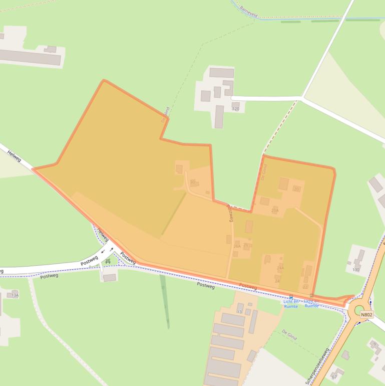 Kaart van postcodegebied 3794ML.