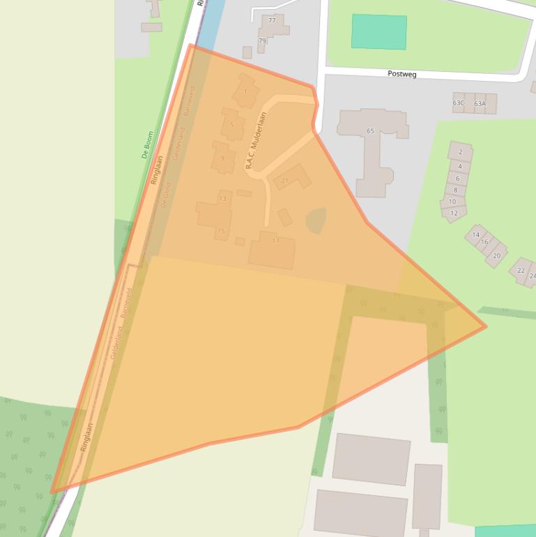 Kaart van postcodegebied 3794MM.