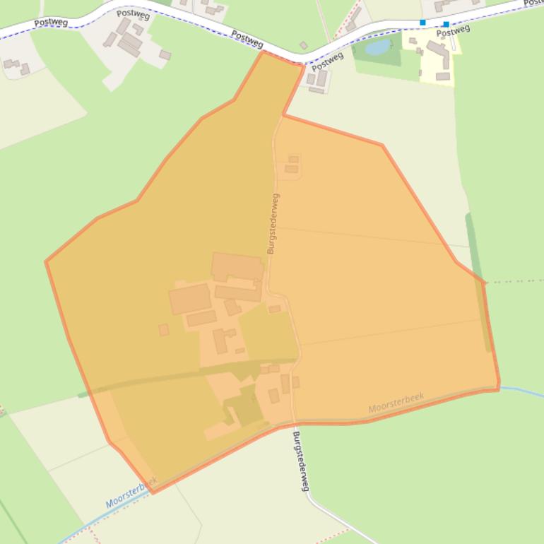 Kaart van postcodegebied 3794MS.