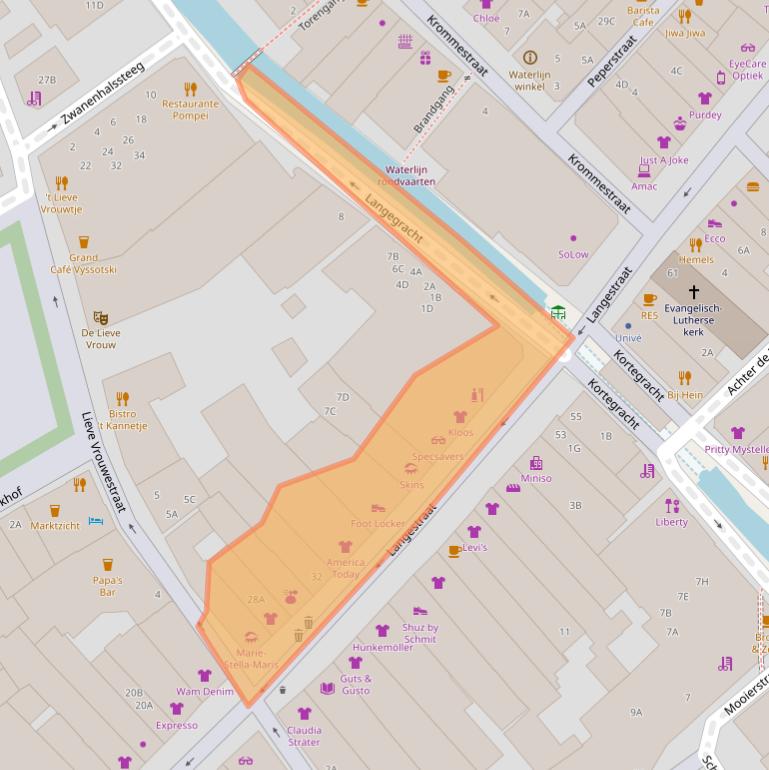 Kaart van postcodegebied 3811AH.