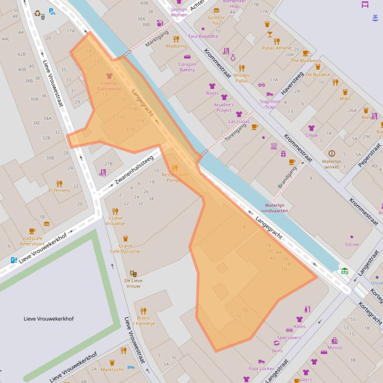 Kaart van postcodegebied 3811BT.