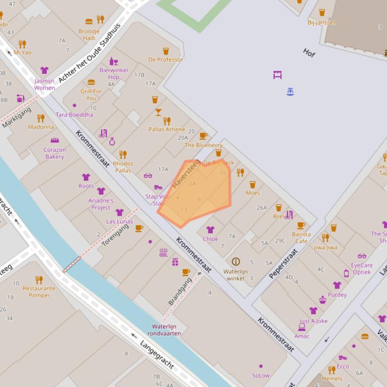 Kaart van postcodegebied 3811CG.