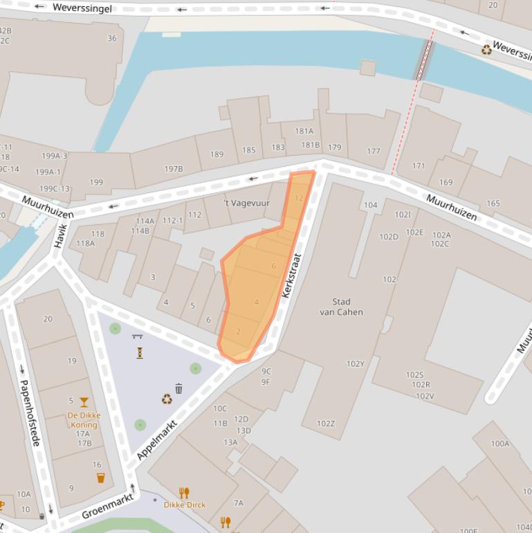 Kaart van postcodegebied 3811CV.