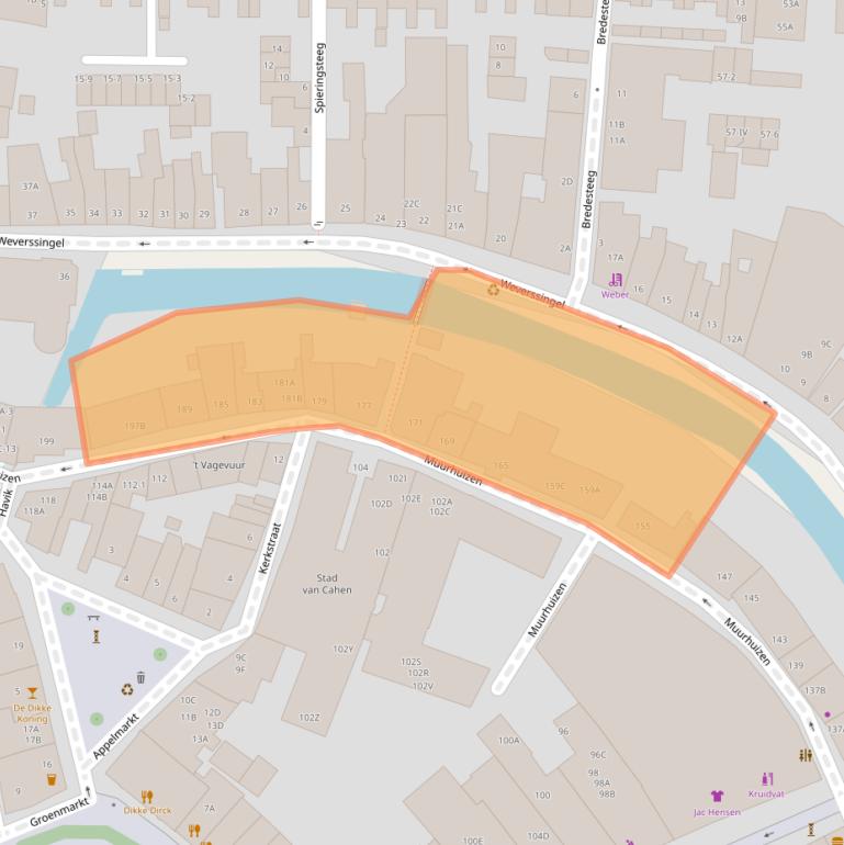 Kaart van postcodegebied 3811EG.