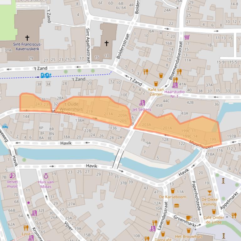 Kaart van postcodegebied 3811EH.