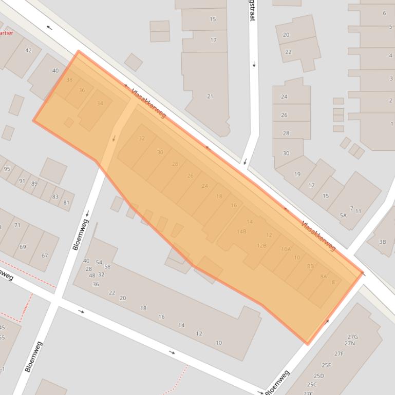 Kaart van postcodegebied 3811MS.