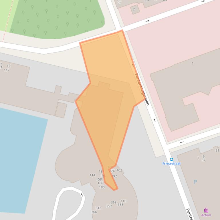 Kaart van postcodegebied 3812CN.