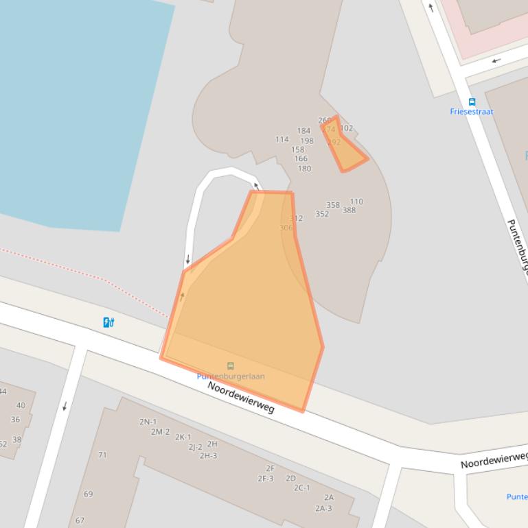 Kaart van postcodegebied 3812CP.