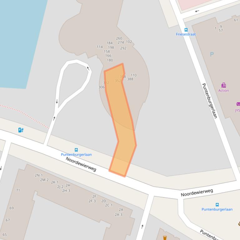 Kaart van postcodegebied 3812CR.