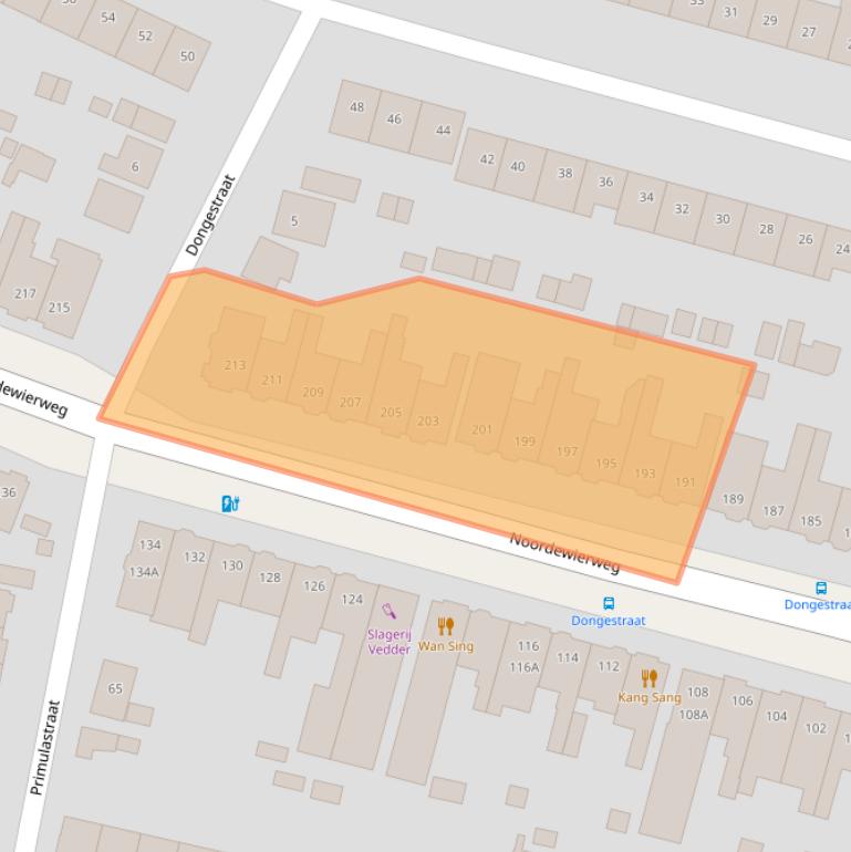 Kaart van postcodegebied 3812DG.