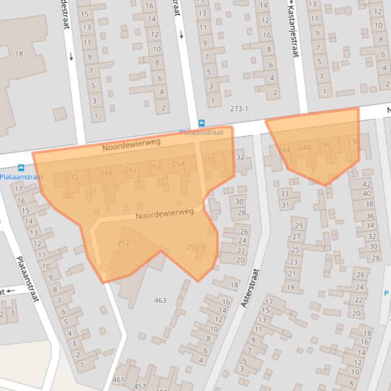Kaart van postcodegebied 3812DS.