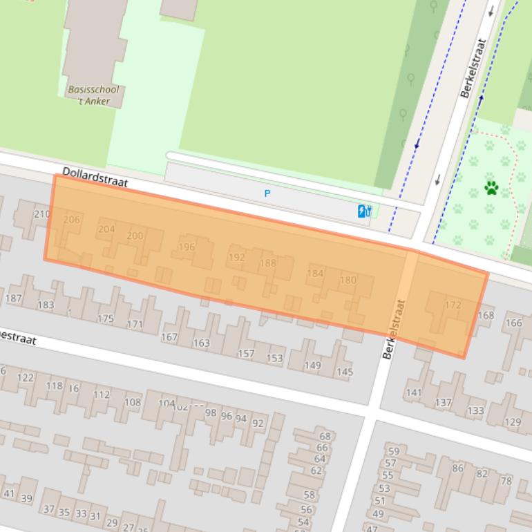 Kaart van postcodegebied 3812ER.