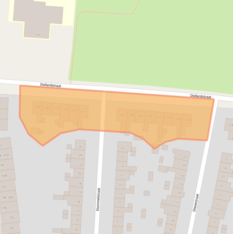 Kaart van postcodegebied 3812ET.