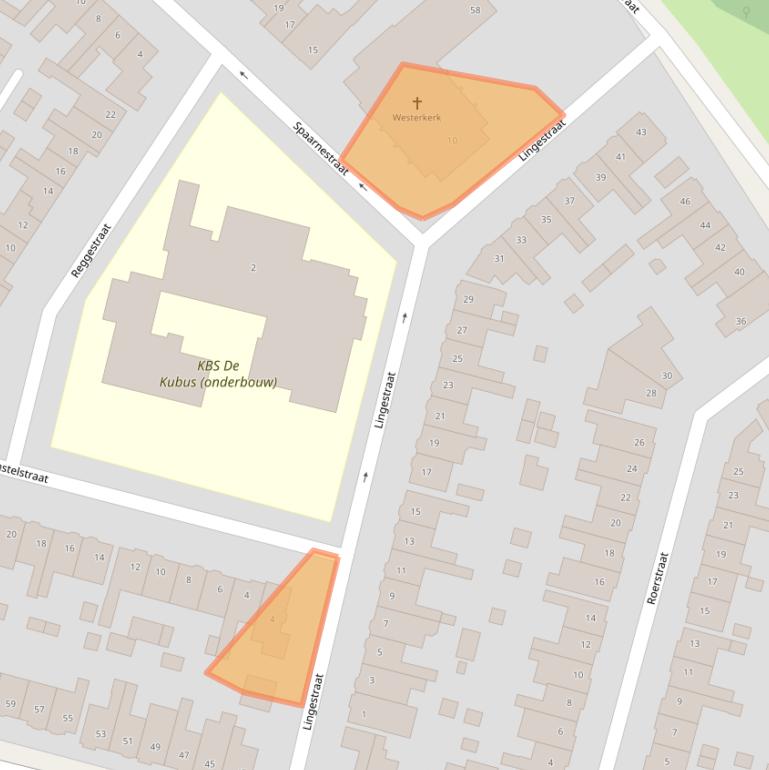 Kaart van postcodegebied 3812GB.