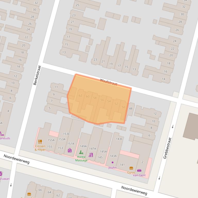 Kaart van postcodegebied 3812HX.