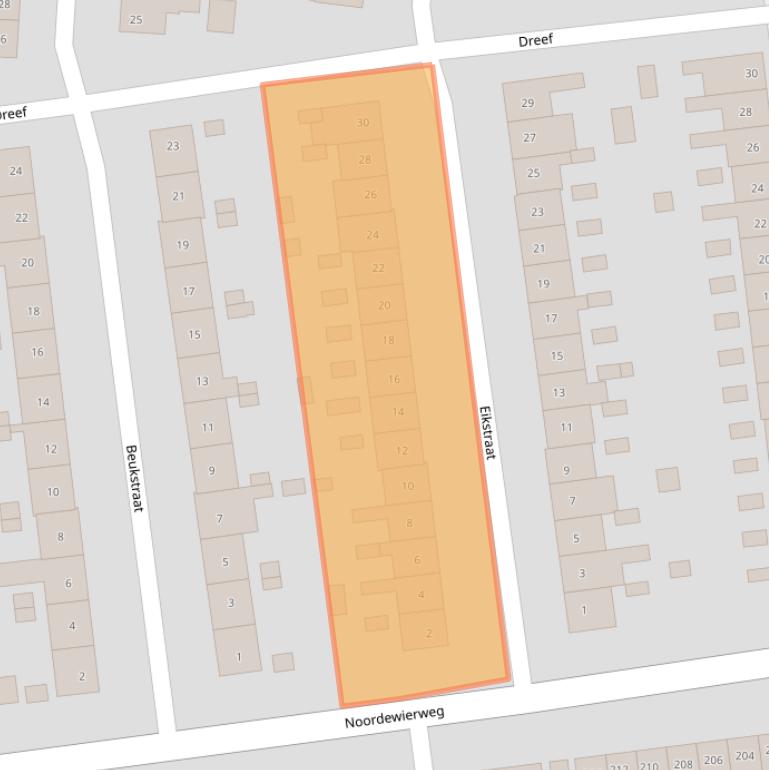 Kaart van postcodegebied 3812MC.