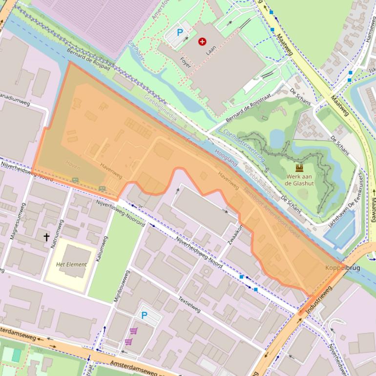 Kaart van postcodegebied 3812PR.