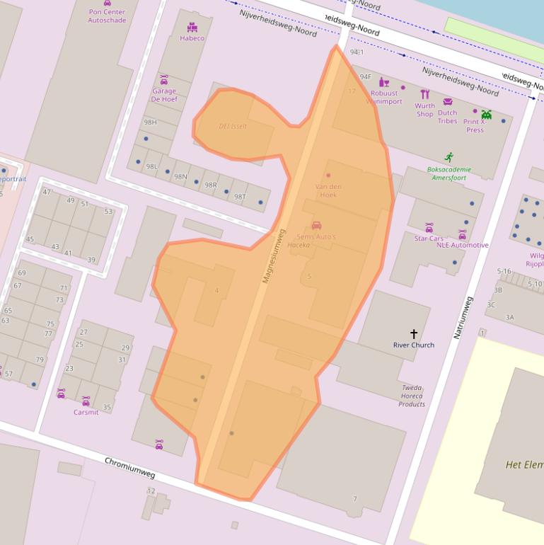 Kaart van postcodegebied 3812PW.