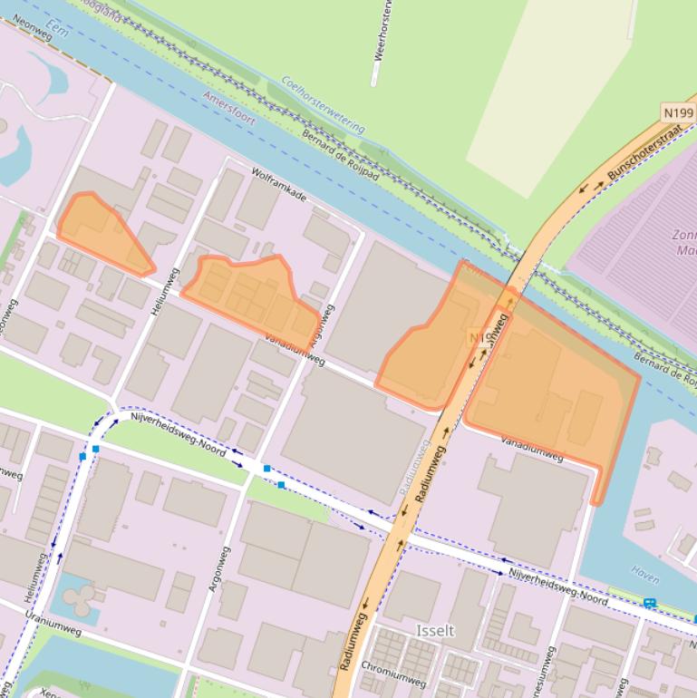 Kaart van postcodegebied 3812PX.