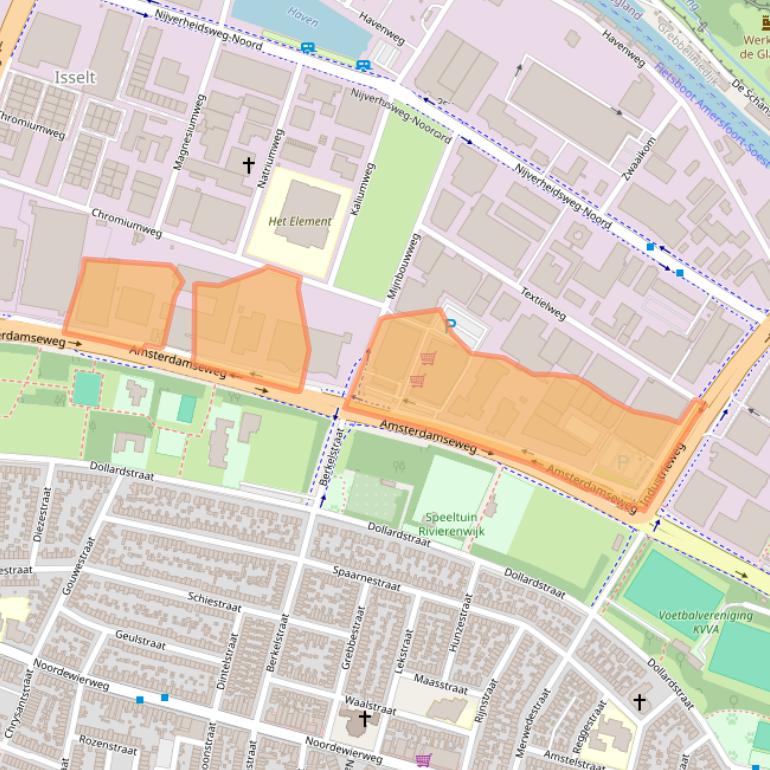 Kaart van postcodegebied 3812RP.