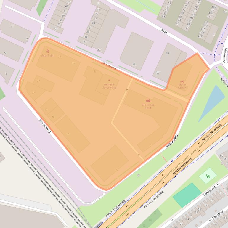 Kaart van postcodegebied 3812SX.