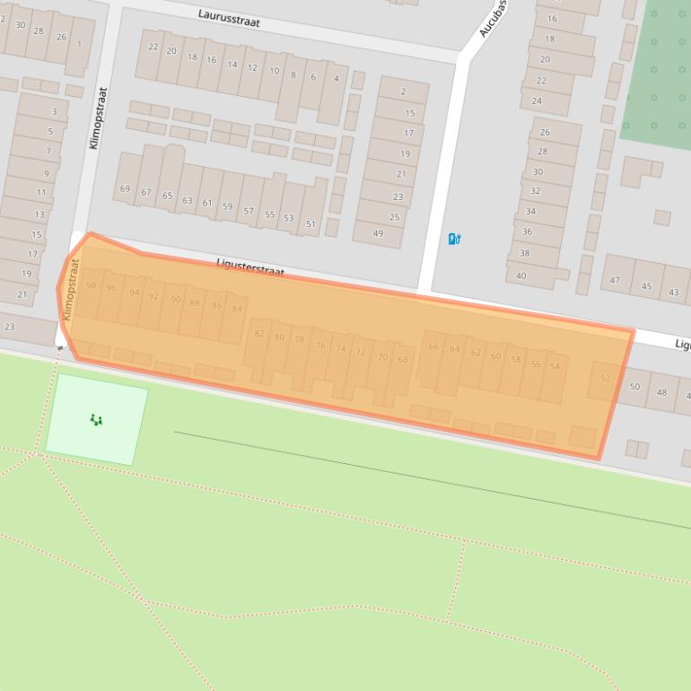 Kaart van postcodegebied 3812TM.
